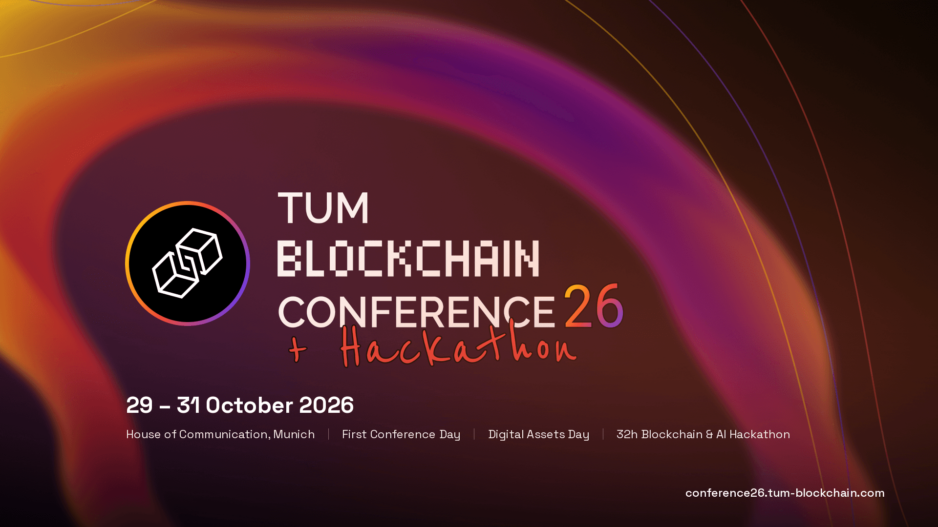 TUM Blockchain Conference 26 — Event banner
