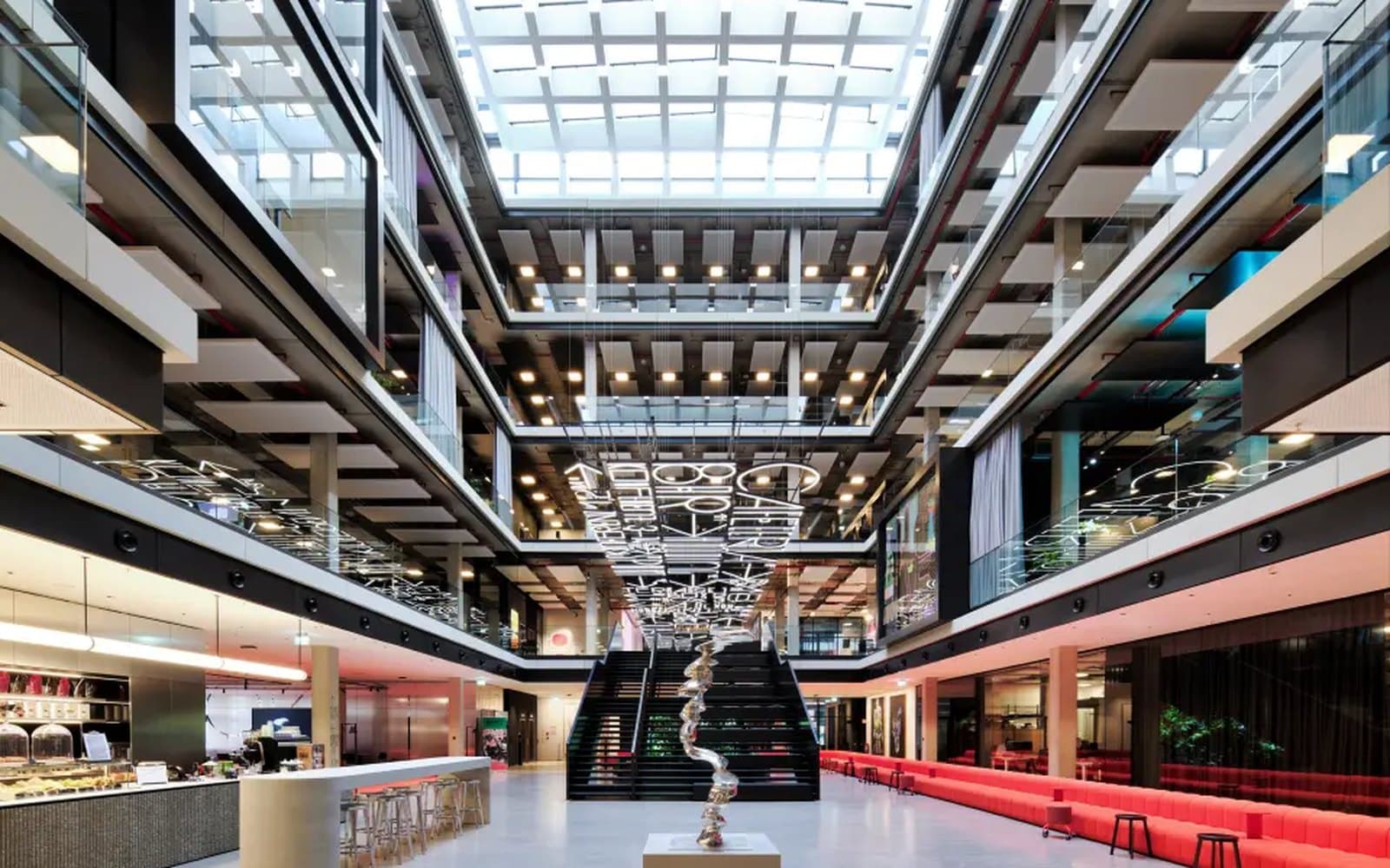 The atrium of the House of Communication